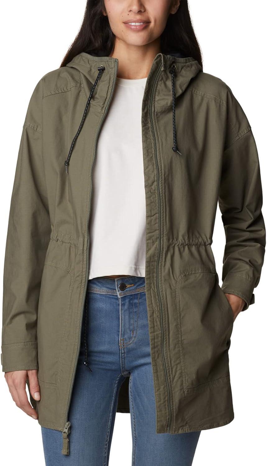 imageColumbia womens Sage Lake Long Lined JacketStone Green