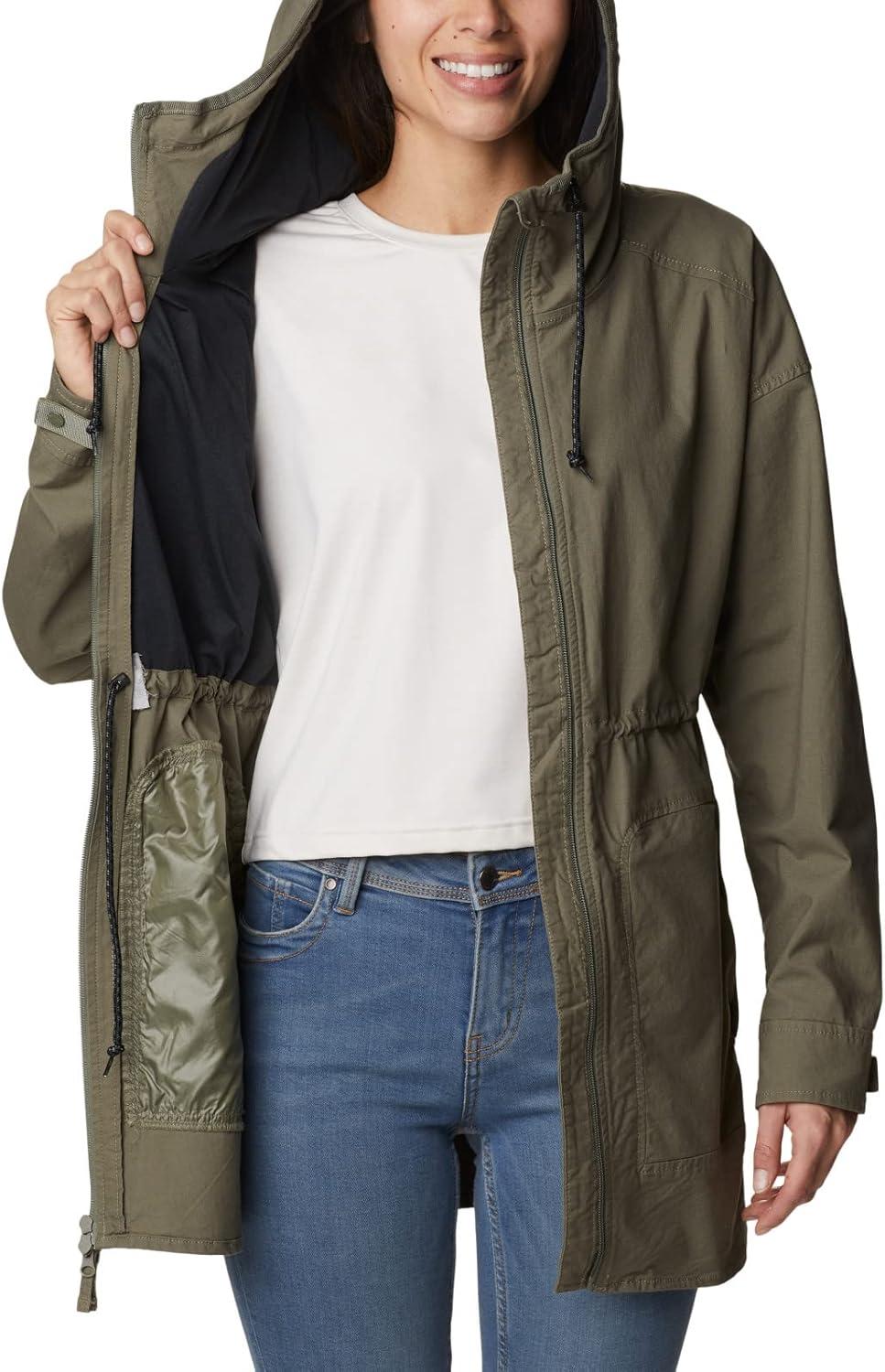 imageColumbia womens Sage Lake Long Lined JacketStone Green