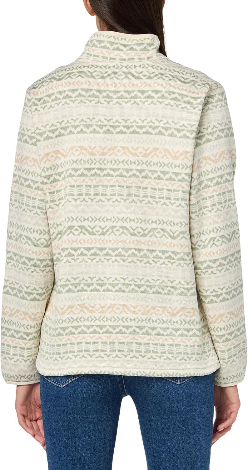 imageColumbia womens Sweater Weather Print Full ZipAncient Fossil Madras