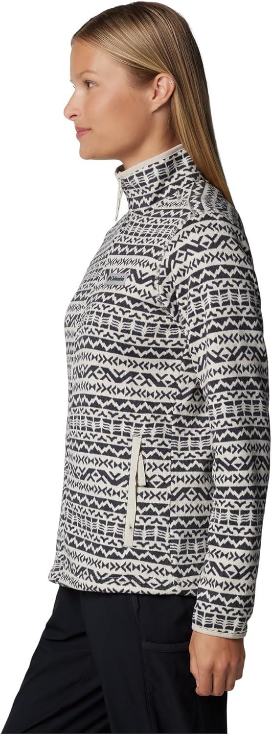 imageColumbia womens Sweater Weather Print Full ZipDark Stone Madras Tonal