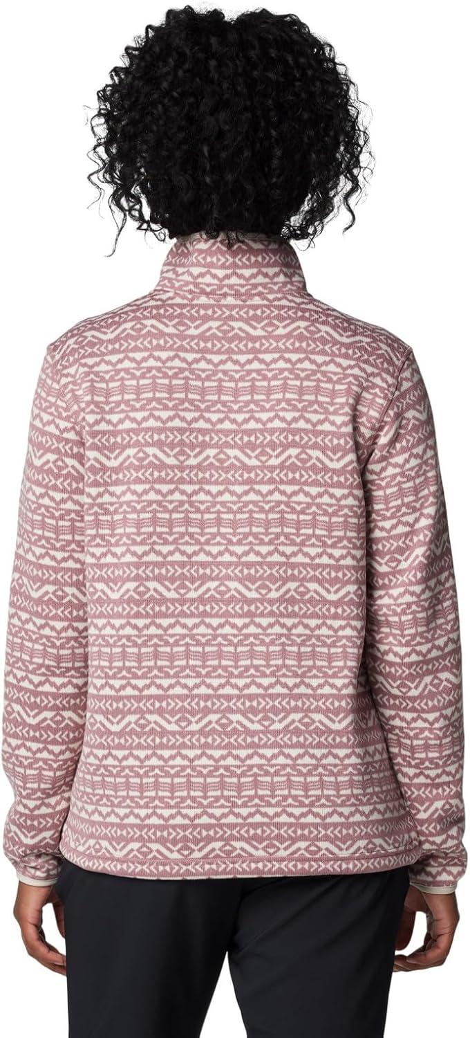 imageColumbia womens Sweater Weather Print Full ZipFig Madras Tonal