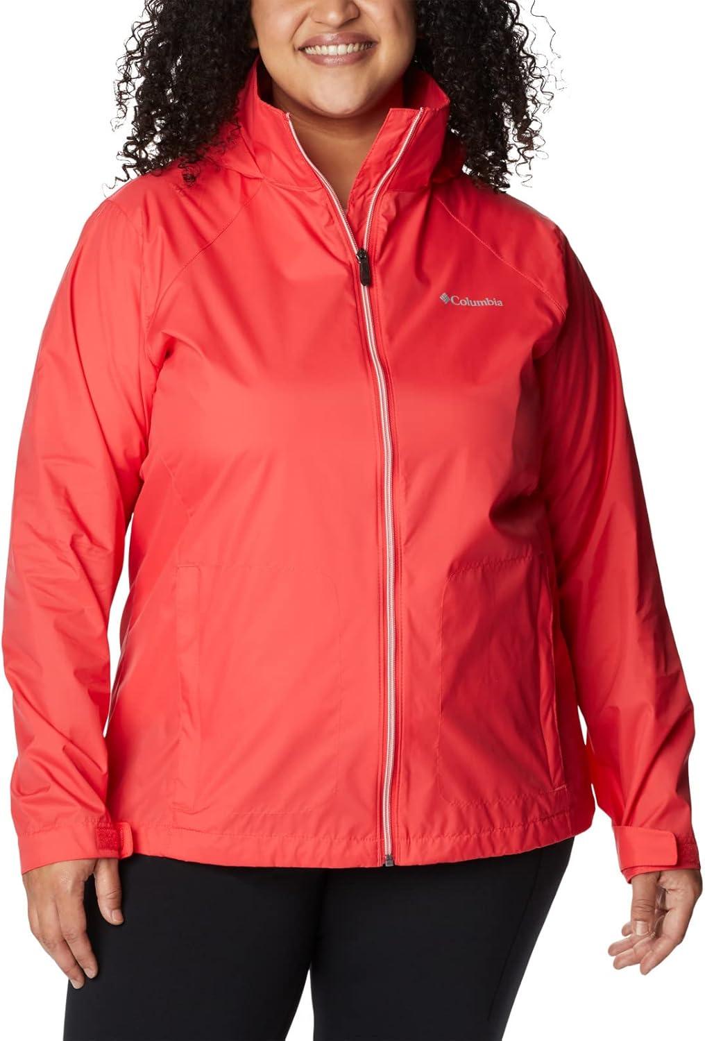 imageColumbia womens Switchback III JacketRed Hibiscus