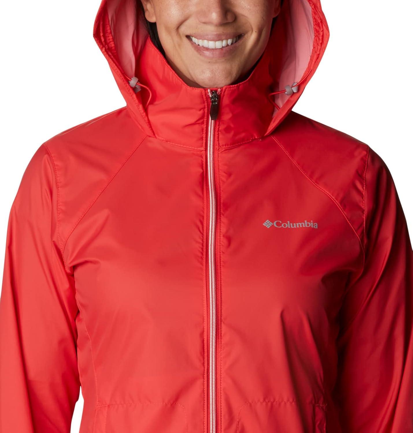 imageColumbia womens Switchback III JacketRed Hibiscus