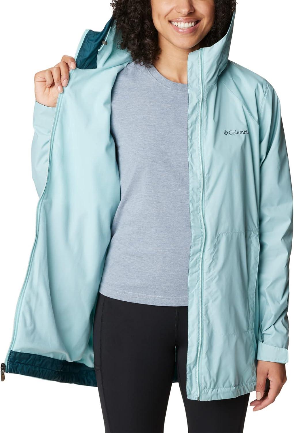 imageColumbia womens Switchback Lined Long JacketAqua Haze