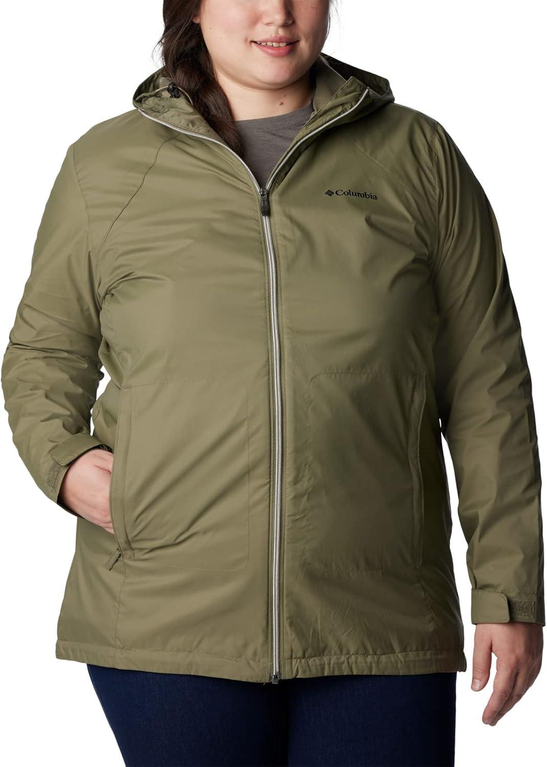 imageColumbia womens Switchback Lined Long JacketStone Green