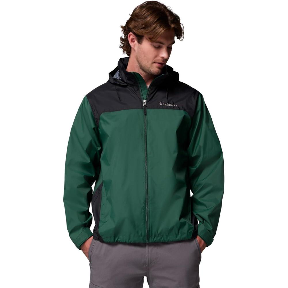 imageColumbia Mens Glennaker Lake II Rain JacketRain ForestBlack