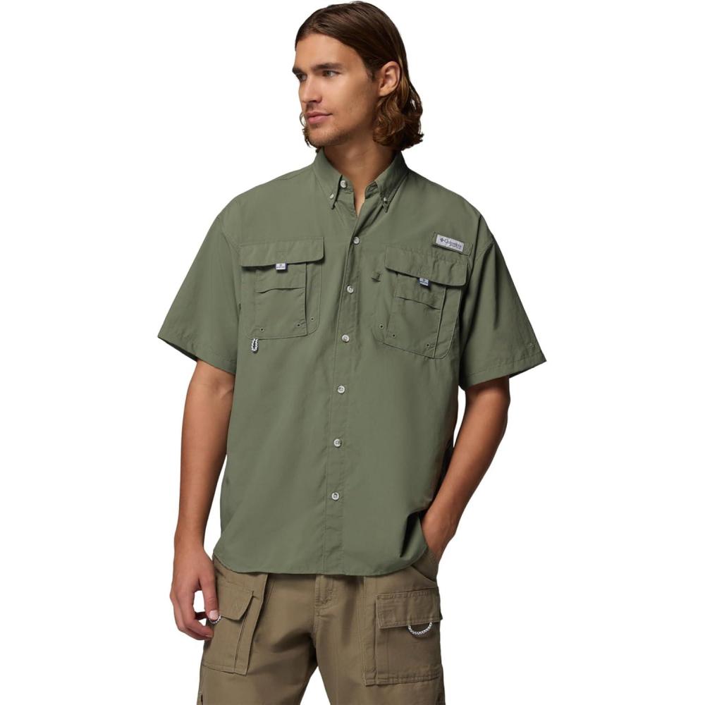 imageColumbia Mens PFG Bahama II Short Sleeve ShirtCypress