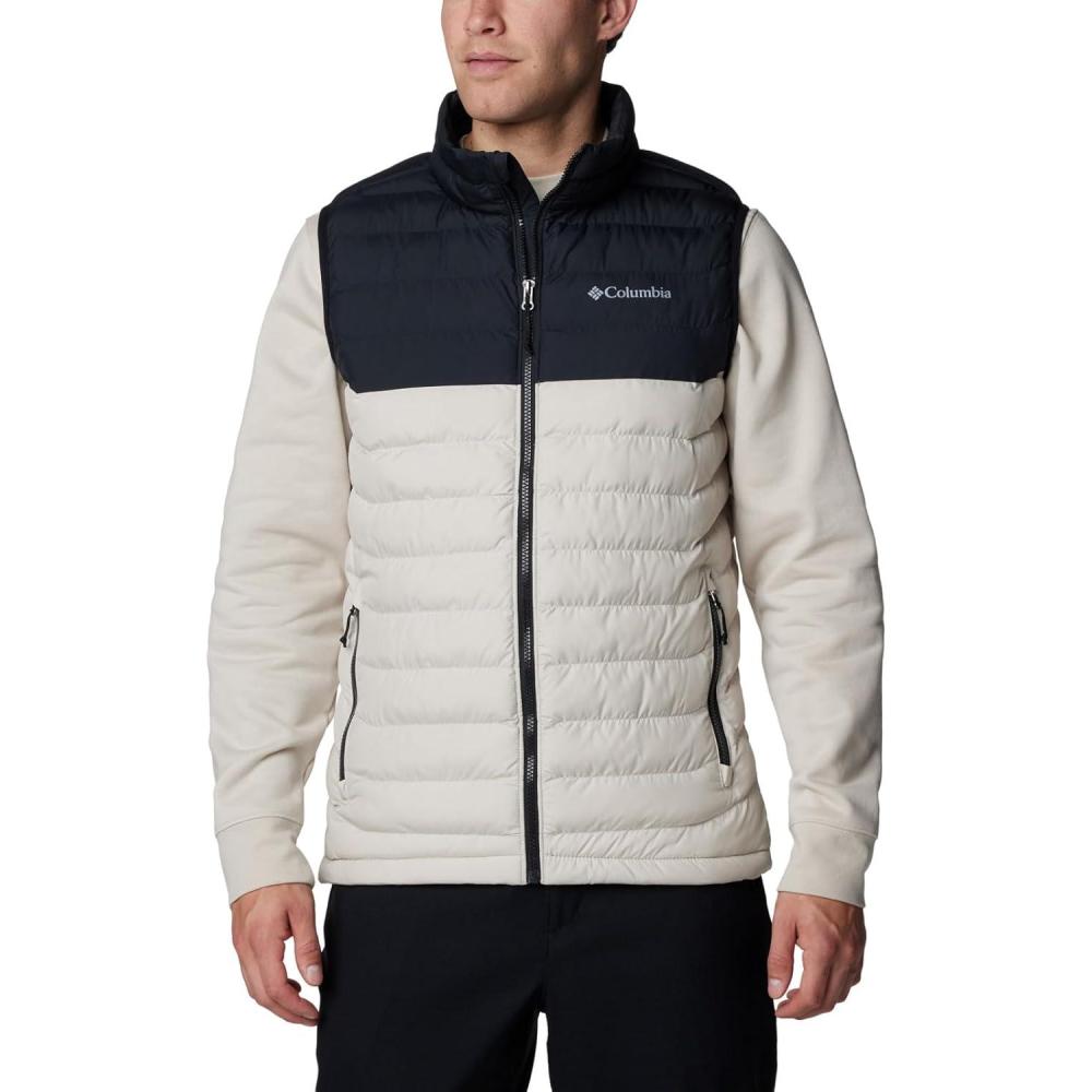 imageColumbia Mens Powder Lite II VestDark StoneBlack