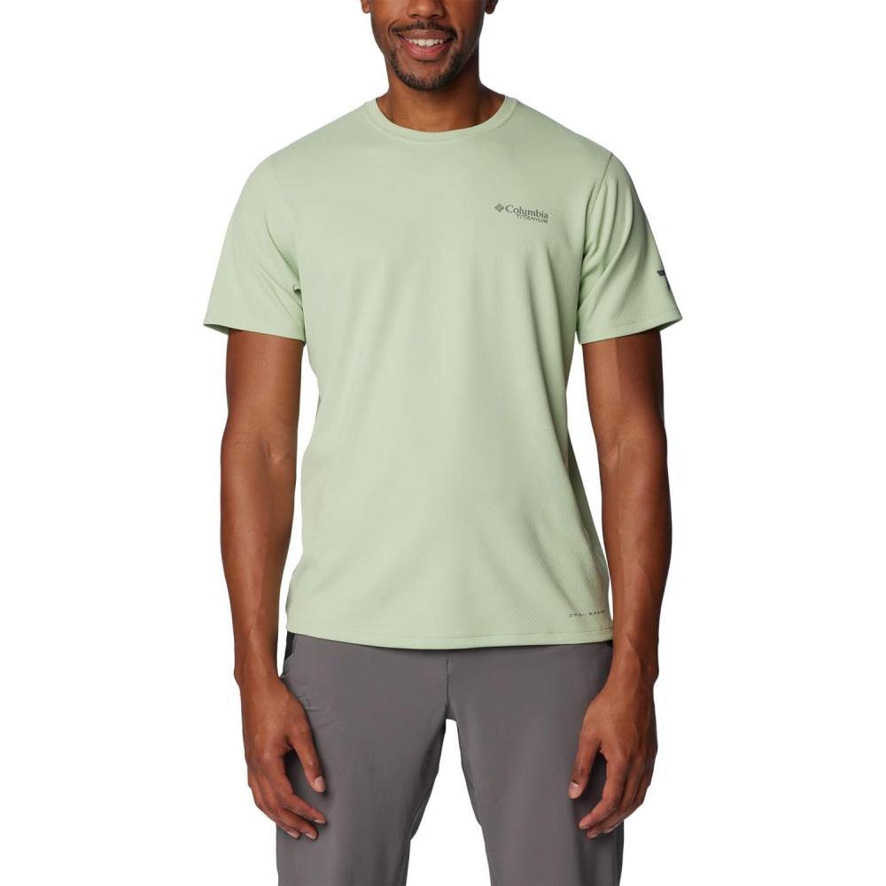 imageColumbia Mens Summit Valley Short Sleeve CrewSage Leaf