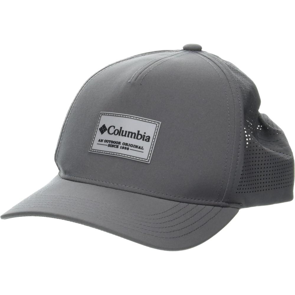imageColumbia UnisexAdult Mountaincap 3D Stretch Snap BackCity GreyOutdoor Original