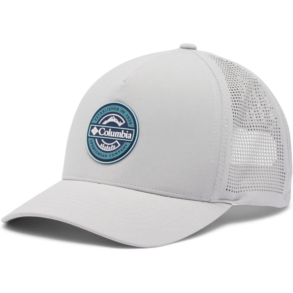 imageColumbia UnisexAdult Mountaincap 3D Stretch Snap BackColumbia GreyC Sport