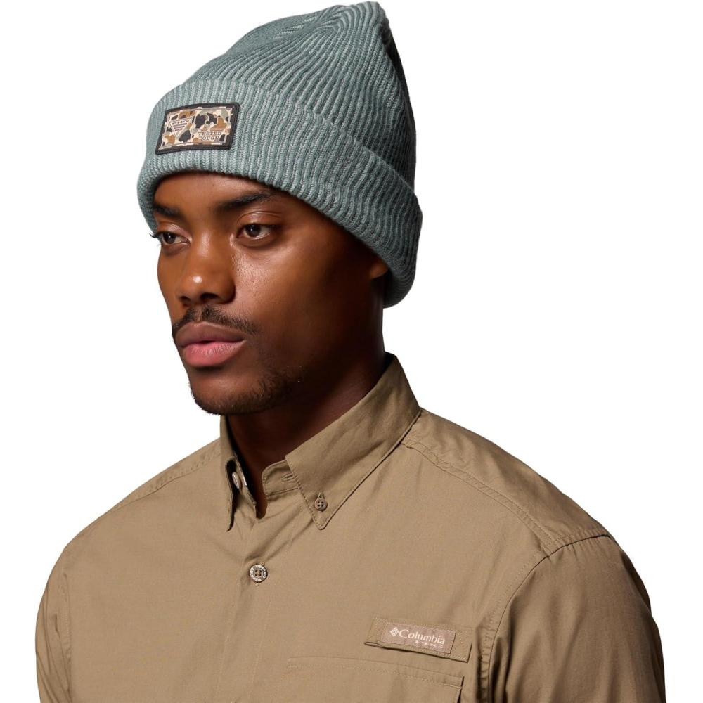 imageColumbia UnisexAdult PHG Patch BeaniePondNiagaraTested Tough Box Duck