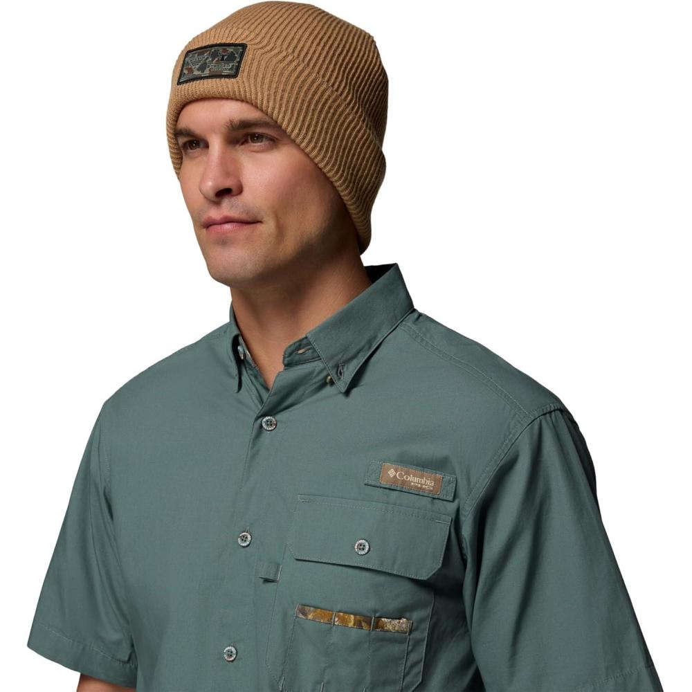 imageColumbia UnisexAdult PHG Patch BeanieSaharaTested Tough Box Deer