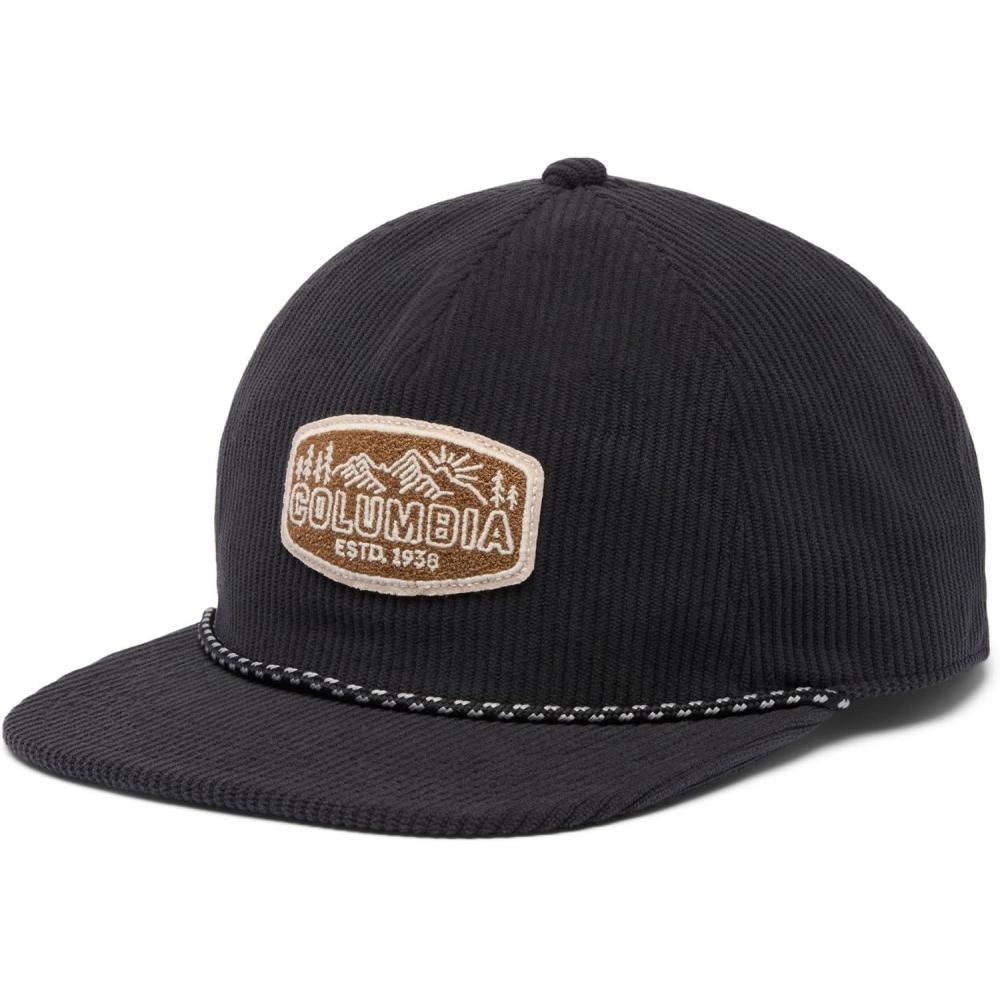 imageColumbia UnisexAdult Packsaddle Corduroy Snap BackBlackChenille Patch