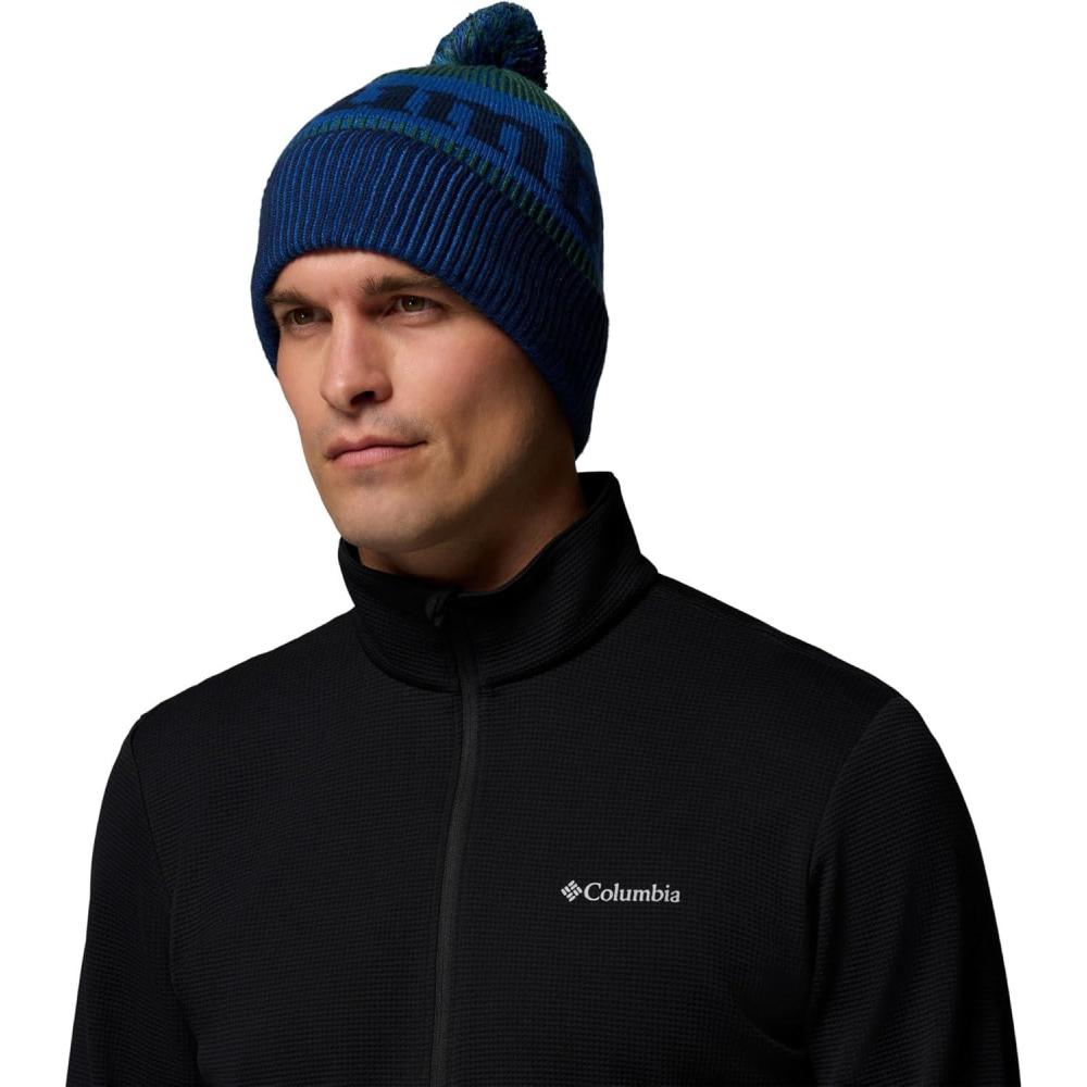 imageColumbia UnisexAdult Polar Powder III BeanieCollegiate NavyRain ForestMountain Blue