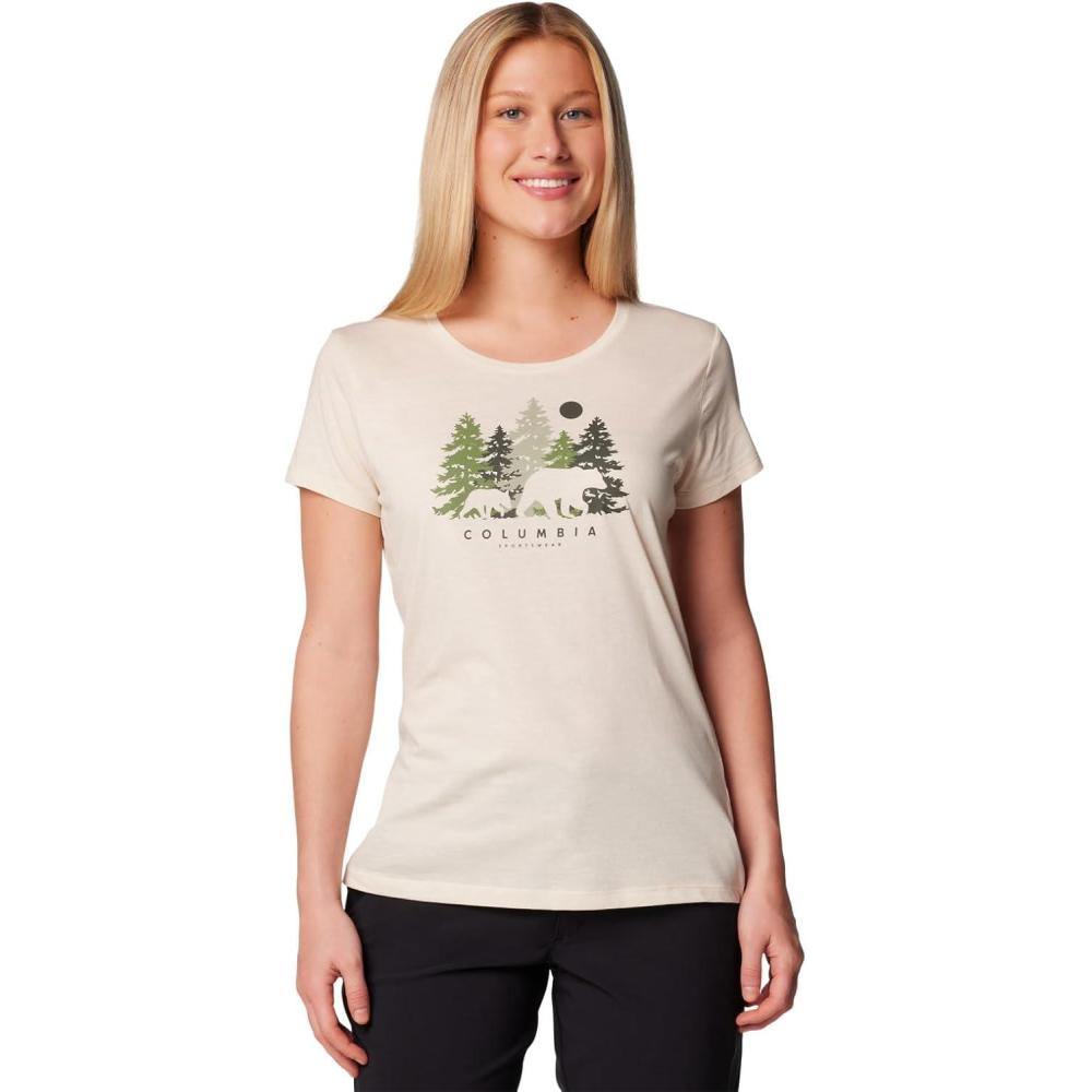 imageColumbia Womens Daisy Days Short Sleeve Graphic TeeChalkTreehome