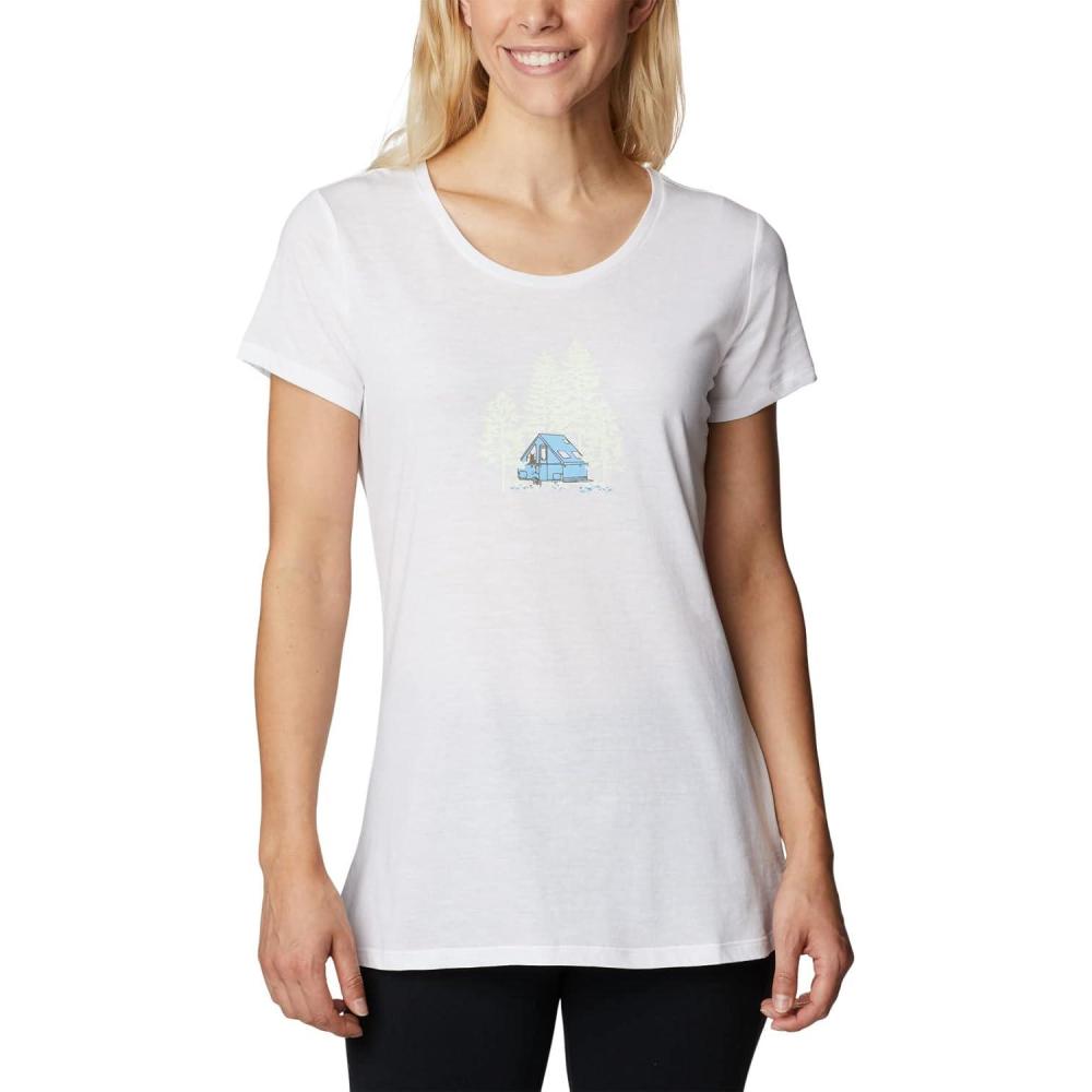 imageColumbia Womens Daisy Days Short Sleeve Graphic TeeWhiteBest Site Graphic