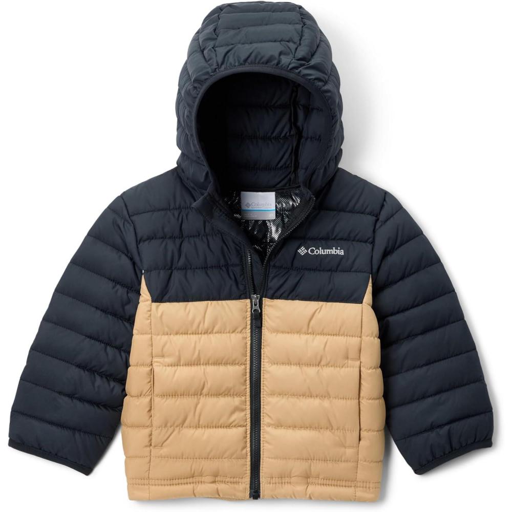 imageColumbia boys Powder Lite II Hooded JacketCanoeBlack