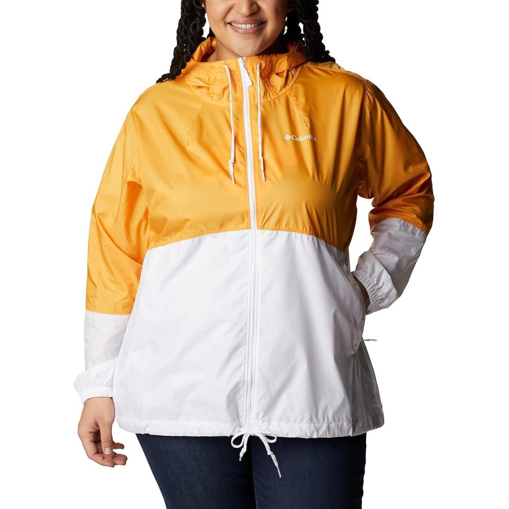 imageColumbia womens Flash Forward WindbreakerWindbreakerMangoWhite