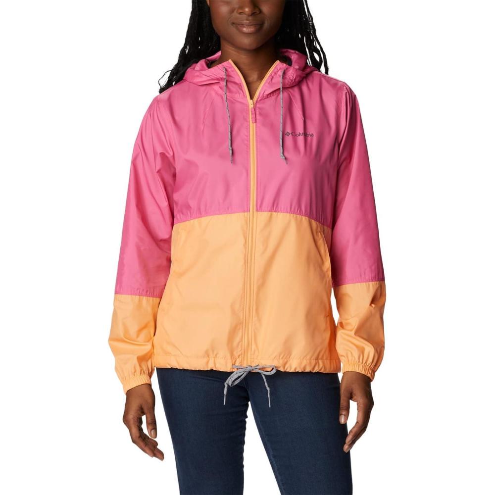 imageColumbia womens Flash Forward WindbreakerWindbreakerWild GeraniumPeach