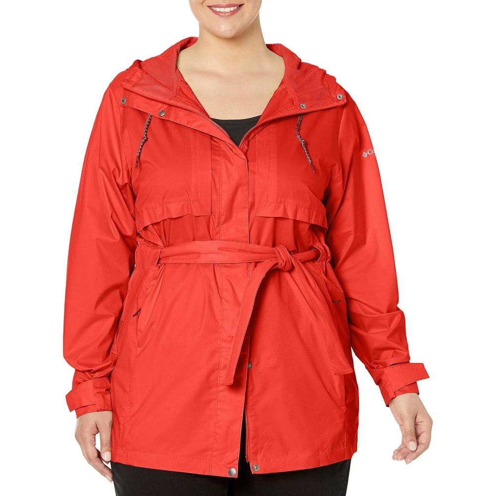 imageColumbia womens Pardon My Trench II Rain JacketBold Orange