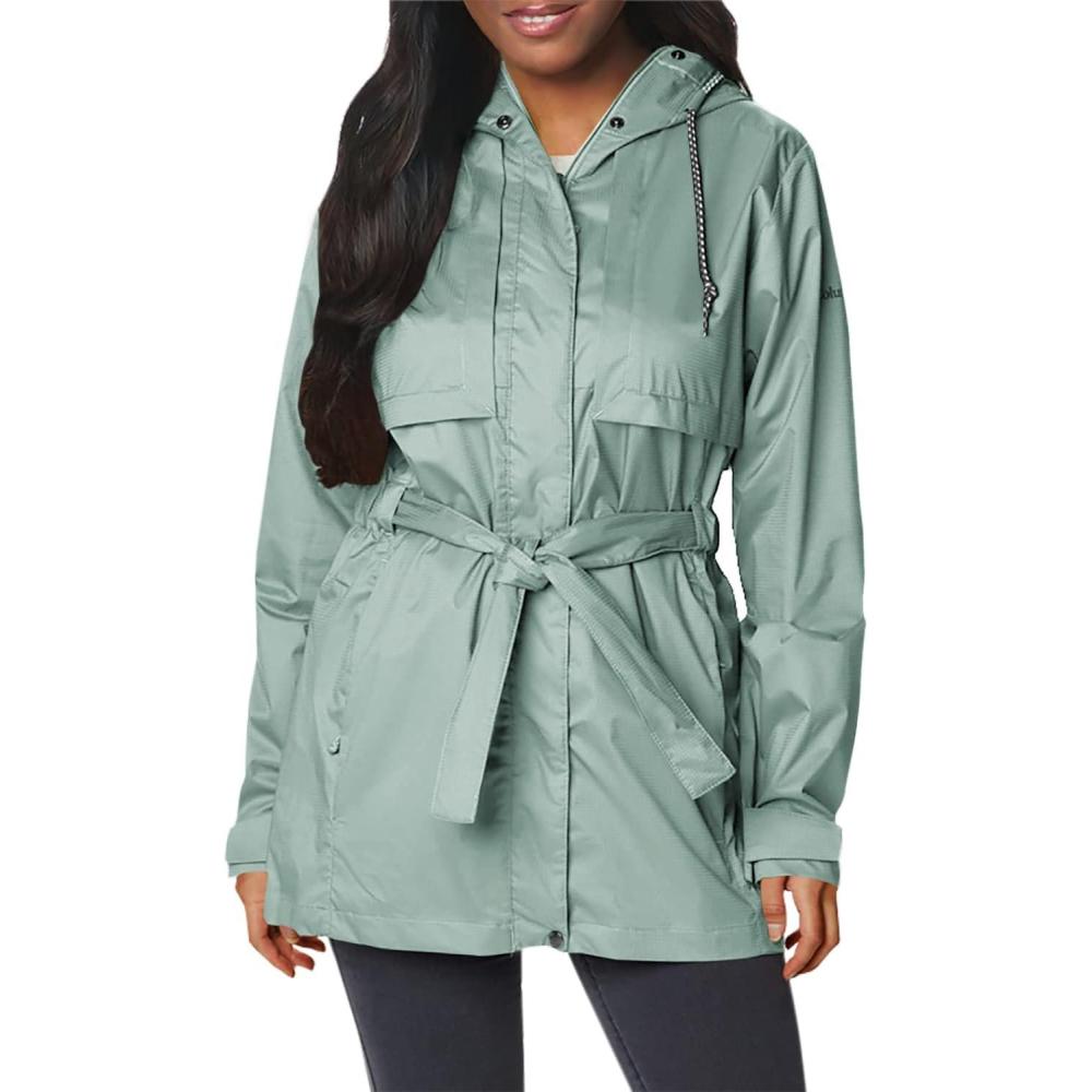 imageColumbia womens Pardon My Trench II Rain JacketLight Lichen