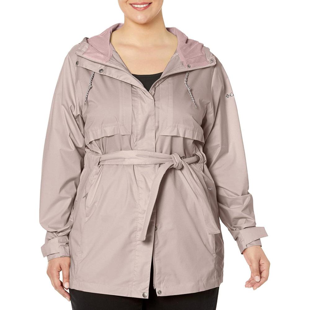imageColumbia womens Pardon My Trench II Rain JacketMauve Vapor