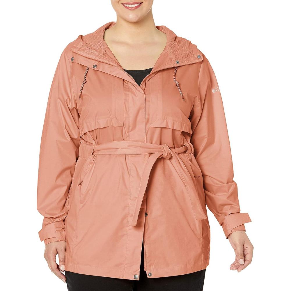 imageColumbia womens Pardon My Trench II Rain JacketNova Pink