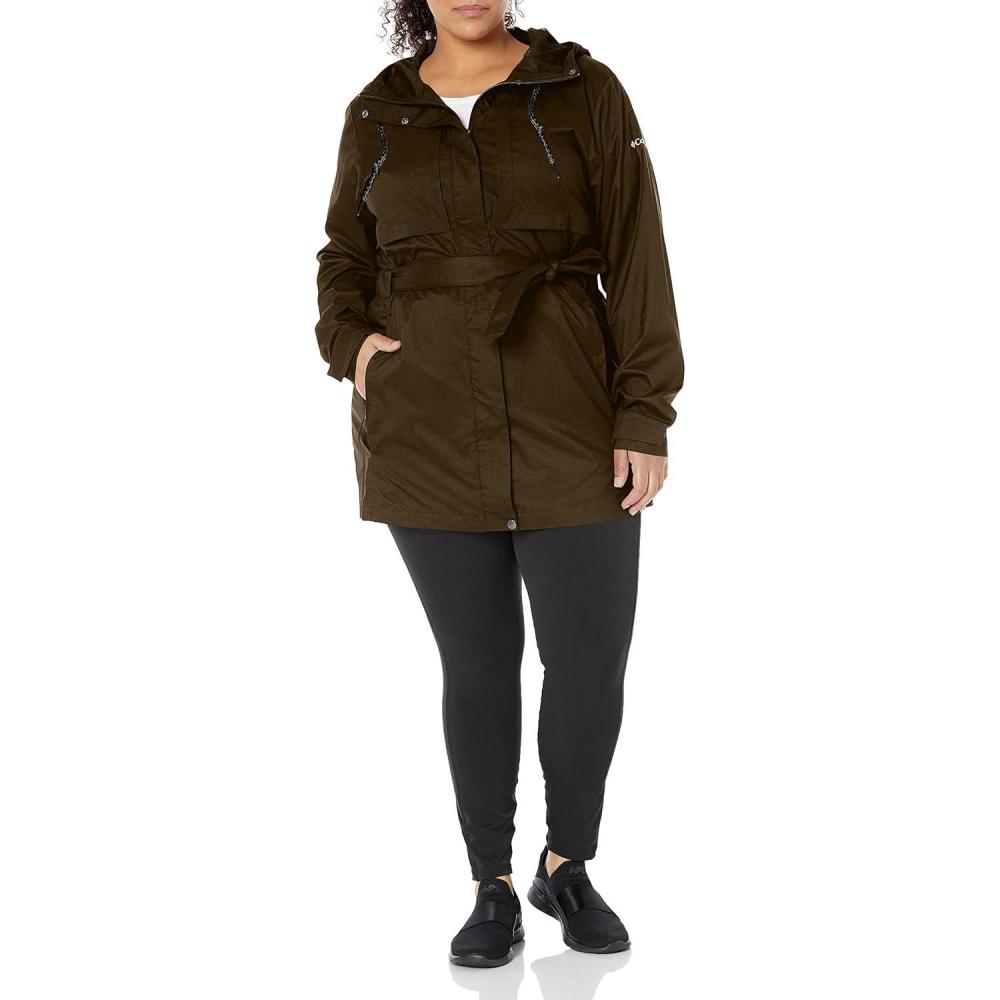 imageColumbia womens Pardon My Trench II Rain JacketOlive Green