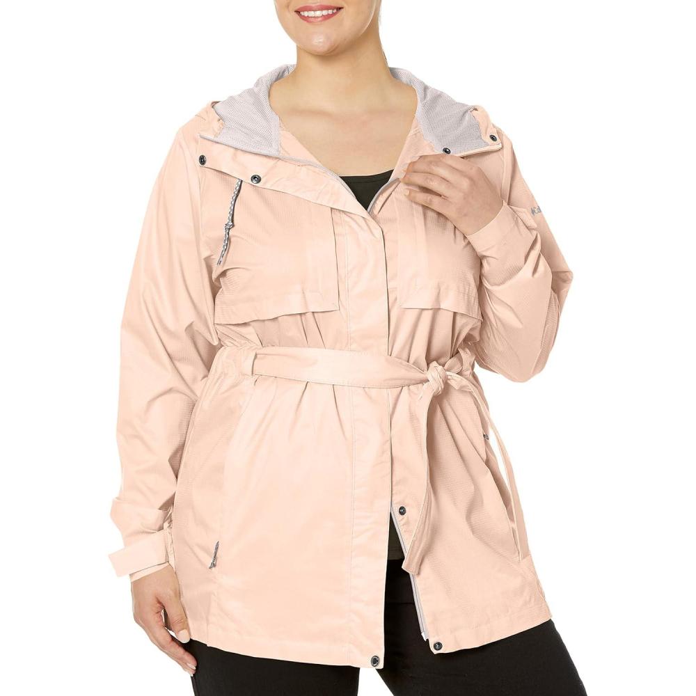 imageColumbia womens Pardon My Trench II Rain JacketPeach Cloud