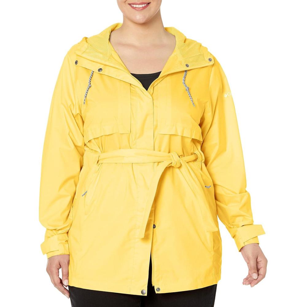 imageColumbia womens Pardon My Trench II Rain JacketSun Glow