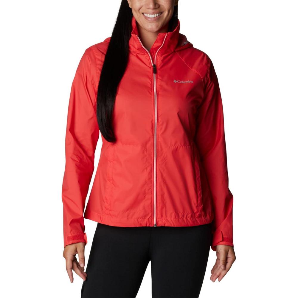 imageColumbia womens Switchback III JacketRed Hibiscus