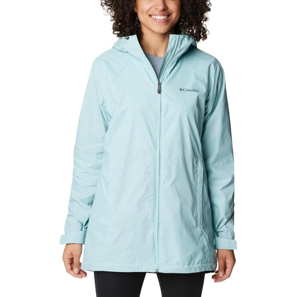 imageColumbia womens Switchback Lined Long JacketAqua Haze