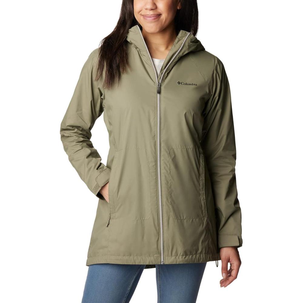 imageColumbia womens Switchback Lined Long JacketStone Green