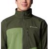 Columbia Mens Cruiser Valley II Softshell(Canteen Heather/Greenscape Heather)