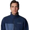 Columbia Mens Cruiser Valley II Softshell(Dark Mountain Heather/Collegiate Navy Heather)