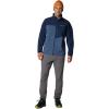 Columbia Mens Cruiser Valley II Softshell(Dark Mountain Heather/Collegiate Navy Heather)