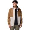 Columbia Mens Glenbrook Bend Rain Jacket(Delta/Dark Stone)