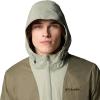 Columbia Mens Glenbrook Bend Rain Jacket(Stone Green/Safari)