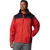 Columbia Men’s Glennaker Lake II Rain Jacket(Sail Red/Black)