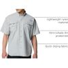 Columbia Men’s PFG Bahama II Short Sleeve Shirt(Cool Grey)