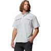 Columbia Men’s PFG Bahama II Short Sleeve Shirt(Cool Grey)