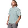Columbia Men’s PFG Bahama II Short Sleeve Shirt(Crushed Blue)