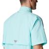 Columbia Men’s PFG Bahama II Short Sleeve Shirt(Gulf Stream/Realtree Edge)