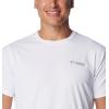 Columbia Mens Summit Valley Short Sleeve Crew(White)