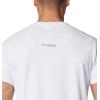 Columbia Mens Summit Valley Short Sleeve Crew(White)
