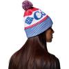 Columbia Unisex-Adult Polar Powder III Beanie(Mountain Blue/Mountain Red/White)