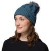 Columbia Womens Boundless Days Cable Knit Pom Beanie(Everblue)