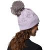 Columbia Womens Boundless Days Cable Knit Pom Beanie(Lavender Pearl)