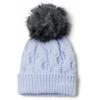 Columbia Womens Boundless Days Cable Knit Pom Beanie(Snowdrift)